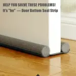 Windproof Seal Strip Draught Excluder Stopper Door Bottom Guard Double Protector Doorstop Dust-proof Blocker Sealer Soundproof